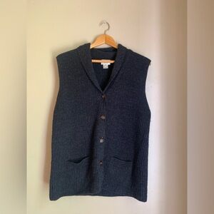 Carroll Reed wool sweater vest unisex? Grandpa vintage